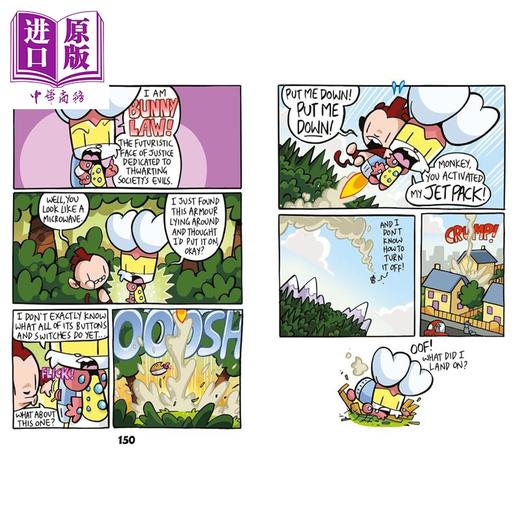 【中商原版】兔子大战猴子09 兔子大狂欢 Bunny vs Monkey Bunny Bonanza 英文原版 儿童漫画故事书 幽默搞笑故事集 进口童书 商品图2