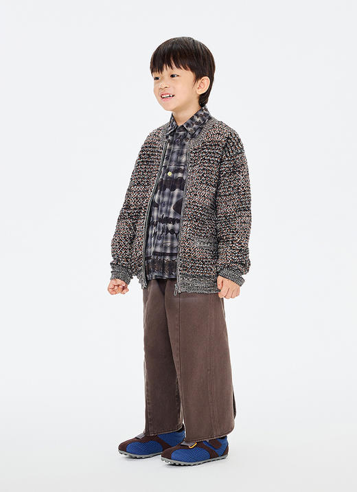 jnby   26年春款  短款开襟毛衫 1Q1313320 商品图5