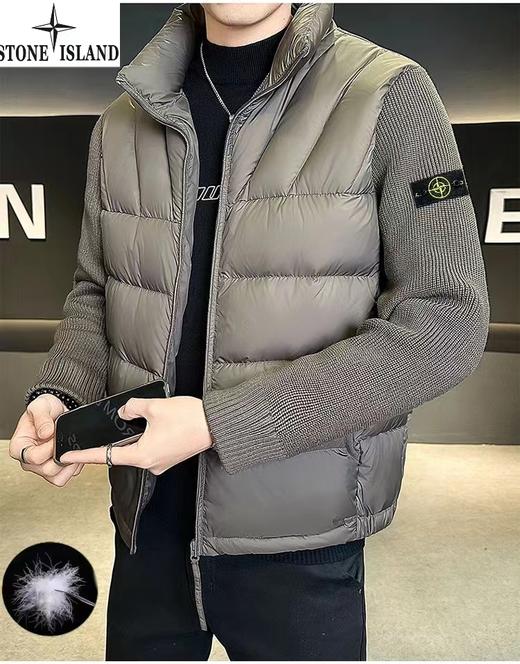 D122424冬季新款男士新国标90绒加厚款时尚排骨羽绒服 商品图7