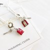 D122419元旦礼物925银红色幸运护身符平安项链 商品缩略图6