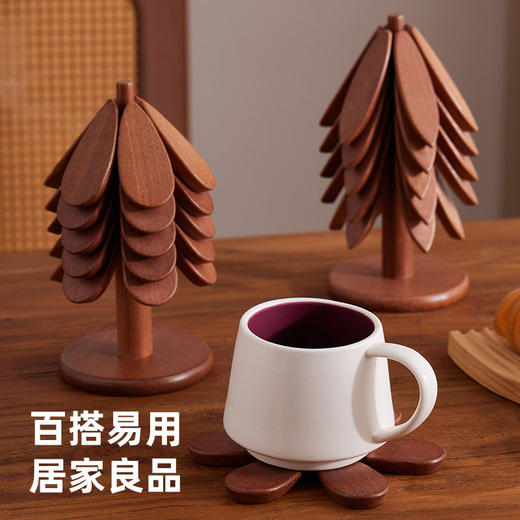 新升级❗❗可以熬过梅雨季节，用10年都不发霉🍄【Tree&wind乌檀木实木系列】非洲进口乌檀木😊整木一体制成，无漆无蜡无甲醛 ⭕厚度是普通菜板的2.5倍❗ 商品图1