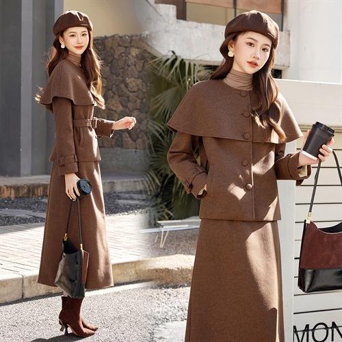 HR ABS25209时尚小香风气质潮流通勤修身套装半身裙 商品图3