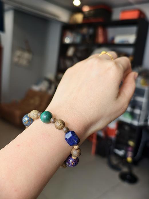 【12.26日开团】设计款高品质沉香文玩手串（独家设计艺术饰品）水晶 沉香 商品图4