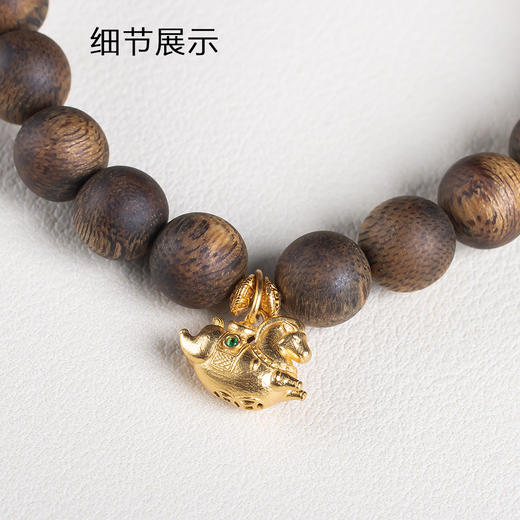xy0658沉香+翡翠手串 商品图8