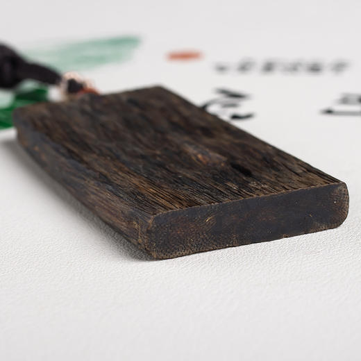 xy0661【沉水级】沉香平安无事牌挂件 商品图4