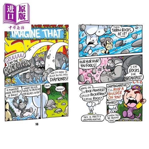 【中商原版】兔子大战猴子08 不可能的猪 Bunny vs Monkey IMPOSSIBLE PIG 英文原版 儿童漫画故事书 幽默搞笑故事集 进口童书 商品图1