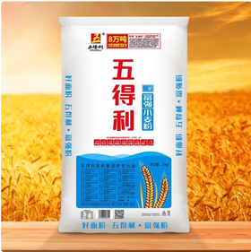 【QT】五得利 三星富强小麦粉25kg