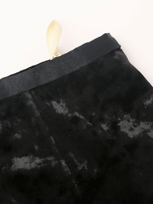 轻熟氛围感叠穿 暖棕色做旧丝绒肌理高腰中长裙 垂坠质感通勤包臀半身裙 商品图2