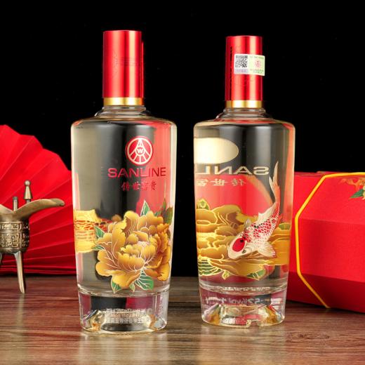 【限时折扣】五粮液仙林生态传世富贵画卷礼盒，500ml*2瓶，含礼袋，五粮液集团出品，“花开富贵”寓意美好 商品图1