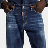 DSQUARED2 男士字母徽标印花棉质休闲牛仔裤 深蓝色 S71LB1705 S30664 470 商品缩略图2