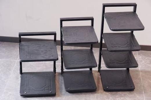 🌸一个顶十个❗❗还厨房一个干净整洁【Trees&wind锅具收纳架】 🌳多层可调节，各种锅具杂物都能分区摆放 ✅层高可随意调节，各种尺寸的锅都能放 商品图2