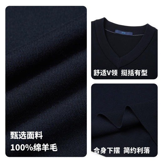 【门店同款&100%绵羊毛】圣得西2025年冬季毛衫温暖舒适简约毛衣 商品图4