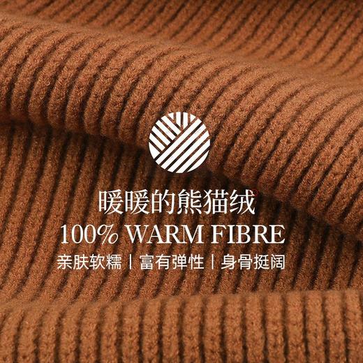 基础款百搭针织围巾女生高级感纯色加厚保暖护颈冬季防寒毛线围脖 商品图1