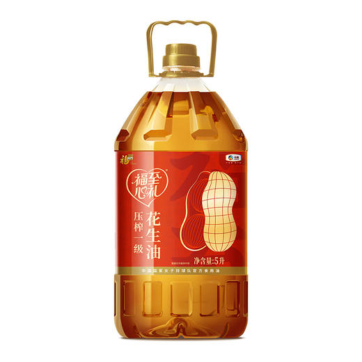 福临门褔至心礼 压榨一级 花生油5L 商品图4