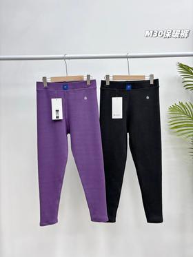 D122472一包2条装女士加绒加厚驼绒保暖裤