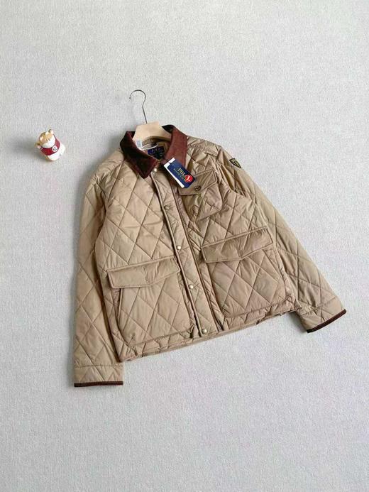 啦夫劳伦男装 经典款防沾水绗缝夹克菱形格棉衣 商品图1