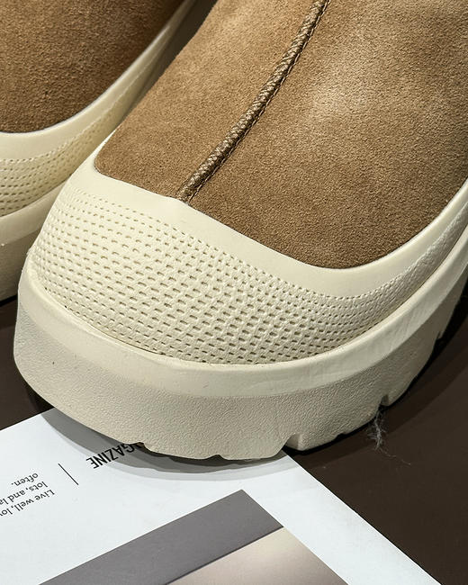 现货 THS-无 ug家 情侣款 彩壳雪地靴 系带款厚底鞋 一脚蹬厚底鞋 QZ117 商品图7