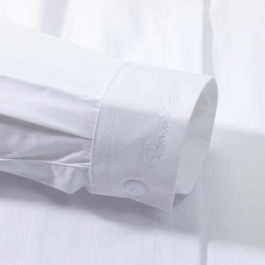 罗蒙女士长袖衬衫纯色优雅干练职业商务通勤时尚衬衣女 商品图8