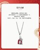 D122419元旦礼物925银红色幸运护身符平安项链 商品缩略图2