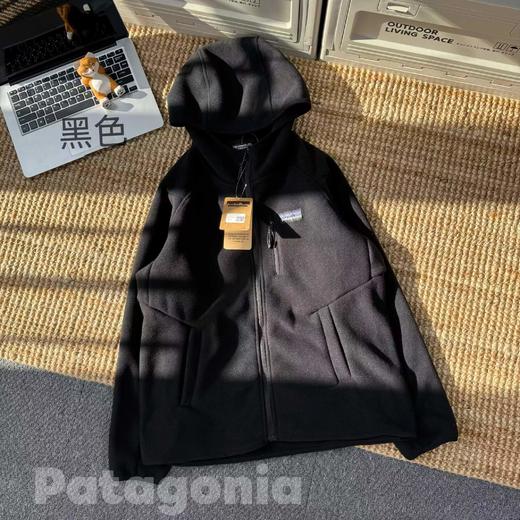 D122460户外保暖男抓绒衣连帽夹克外套 商品图1