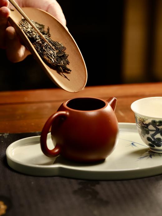 【高货好茶】【刮风寨】纯正2017年刮风寨小高杆古树料头春，总茶师宣哥严选刮风寨8号茶农:邓福江家原料！357克/饼 商品图9