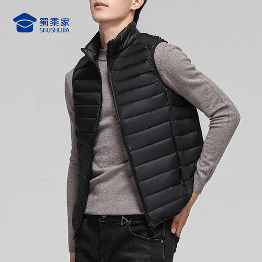 【轻薄立领羽绒马甲】防钻绒马甲白鸭绒无袖羽绒外套Y307 商品图6