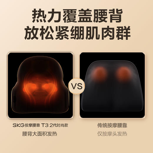 SKG物理按摩腰靠T3-2时尚款【鲜享5.0】 商品图4