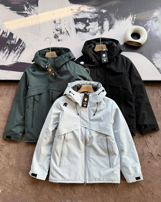 笛桑特 百搭时尚简约舒适含棉连帽夹克 棉衣 情侣款羽绒棉服 商品图0