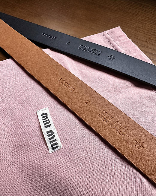 现货 THS-无 缪家 女士纳帕皮金色腰带 女士皮带 2色 CR237 商品图3