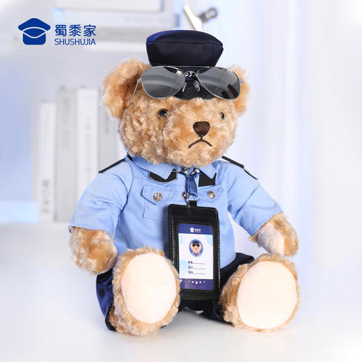 【实付满199送钥匙扣】【墨镜证件熊威威（可定制）】定制毛绒玩偶礼品礼物 儿童毛绒玩具家居摆件 商品图8