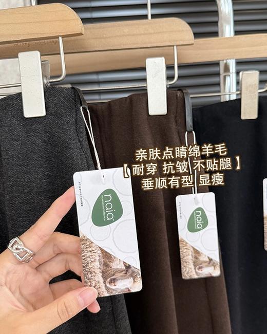 【醋酸羊毛6片半裙 不加绒/加绒可选】卷卷紫醋酸羊毛6片半裙 分片设计更显瘦 醋酸羊毛混纺亲肤垂顺耐穿有型 百搭不出错 商品图13