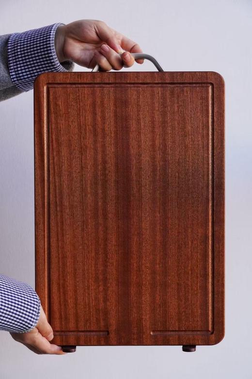 新升级❗❗可以熬过梅雨季节，用10年都不发霉🍄【Tree&wind乌檀木实木系列】非洲进口乌檀木😊整木一体制成，无漆无蜡无甲醛 ⭕厚度是普通菜板的2.5倍❗ 商品图0