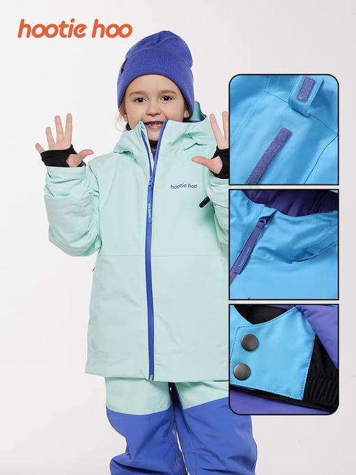 【25年滑雪季】hootiehoo pinnakle 2L儿童户外运动保暖滑雪服 商品图2