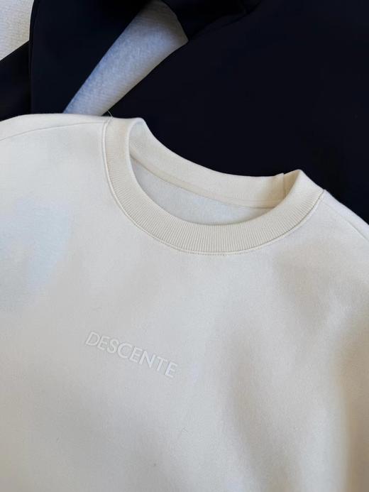 D122470男女同款针织加绒套头休闲卫衣 商品图3