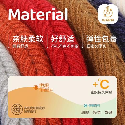 冬季儿童针织帽男女童护耳保暖帽子中大童防寒套头帽子加厚针织帽 商品图2