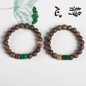 xy0655沉香+翡翠手串