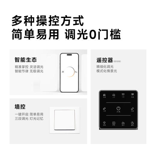 【吸顶灯】百孜护眼吸顶灯超薄无缝隙大厅主灯现代简约全光谱卧室书房餐厅灯 商品图5