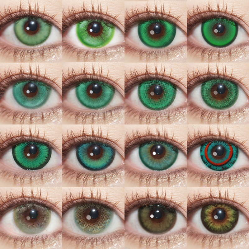 【合集】MyukiCon深绿色 COS美瞳 旷野之诗/虚数森林/朋克绿/精灵绿/寂静领域/水色翡翠/次元梦境Pro绿/秘境森林/菠菜脑袋/绿魔鬼 第五人格/木之本樱/电锯人/头七佴和 显色棕绿翠绿色系