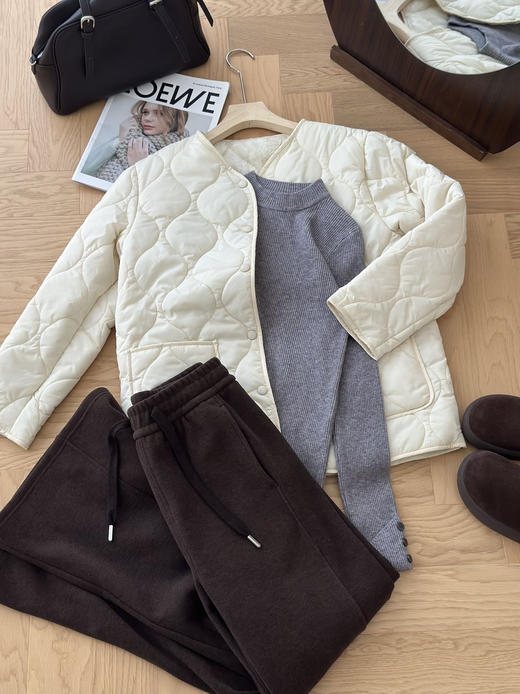 小葫芦纹加绒外套 商品图0