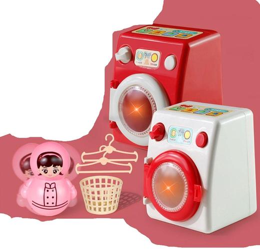 playhouse/玩具屋 洗衣机玩具仿真模拟过家家游戏套装 益智开培养动手能力 商品图1