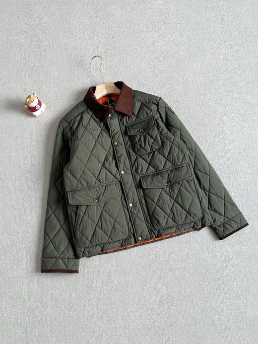 啦夫劳伦男装 经典款防沾水绗缝夹克菱形格棉衣 商品图2