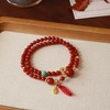 【八方来财·南红玛瑙双圈手串】敦煌小众红玛瑙新中式手串系列女仿南红国风设计款本命年平安好运 商品缩略图3