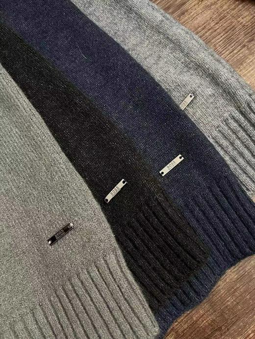 D122467冬季男士羊毛羊驼毛高领毛衣针织衫 商品图1