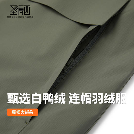 【门店同款&鸭绒&抗菌】圣得西男士羽绒服羽绒内胆2025年冬季外套 商品图3