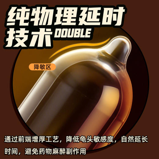 4维空间 物理延时套12只 头部加厚物理延时避孕套【四维空间高端进口情趣安全套】 商品图1