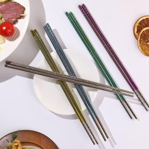 【纯钛防霉筷子/纯钛水杯】，航天级材料-0重金属；防烫抗腐蚀抑菌好清洗，一人一筷，入口'钛’安心。 商品图5