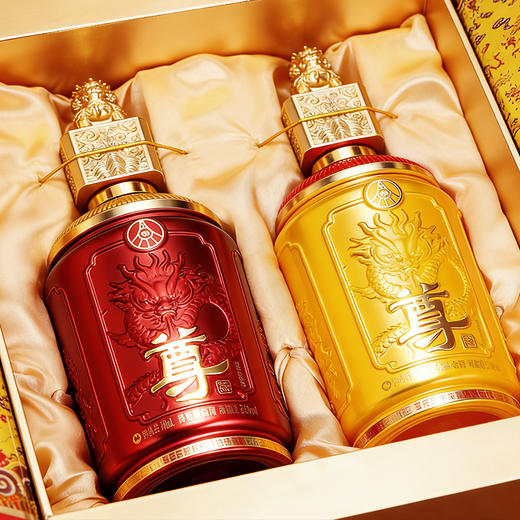 五粮液双尊  52度  龙狮双玺礼盒装 商品图1