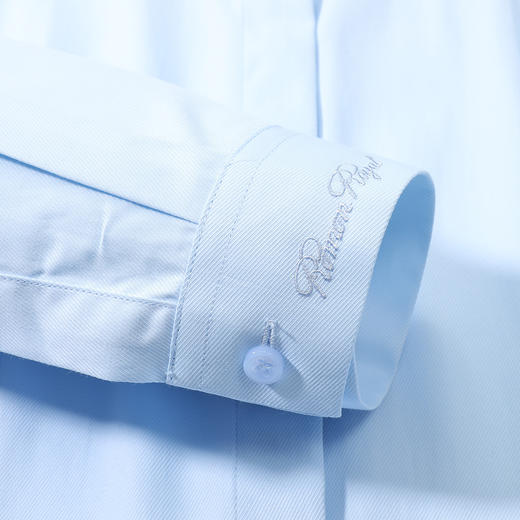 罗蒙女士长袖衬衫暗门襟设计纯色职业商务风优雅干练通勤舒适亲肤长袖衬衣 商品图14