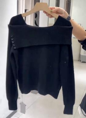 NC净色围领毛织上衣51020 冬季 257274301346