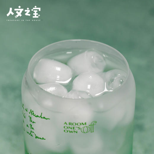 【人文之宝】吴尔夫系列·一间自己的房间手稿磨砂玻璃杯 商品图4